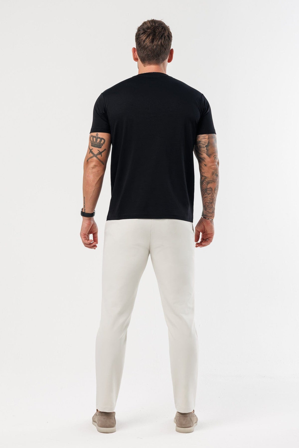 CAMISETA LUXE MERCERIZADA - NEGRA