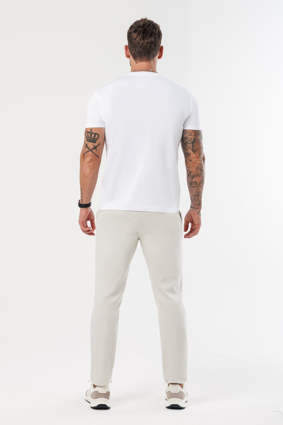 T-SHIRT LUXE MERCERIZADA - BRANCA