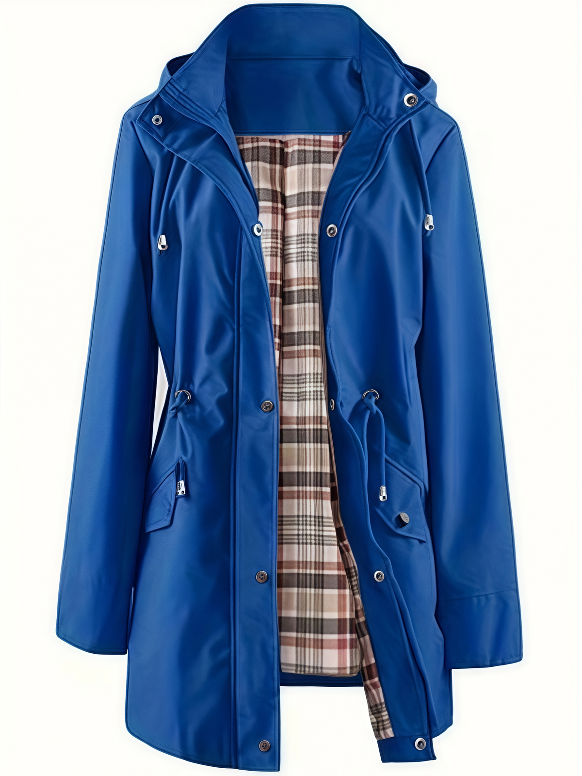 Veste décontractée unie, imperméable et coupe-vent