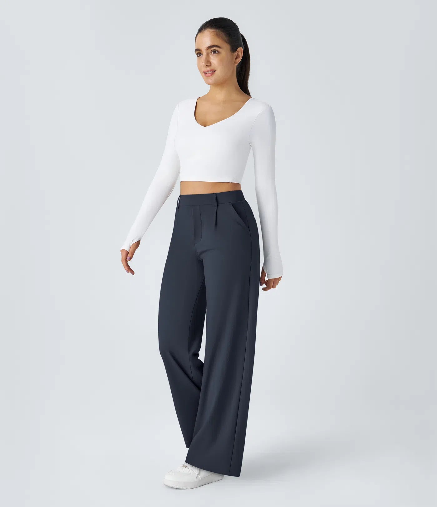 Pantalon Flex™ taille haute pour le bureau avec poches