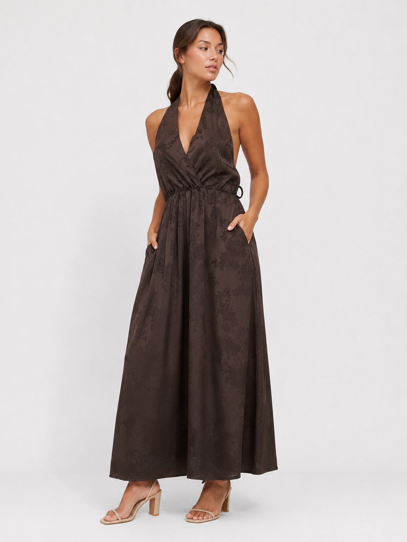 VESTIDO ARMONIAS SATINADO ESTAMPADO