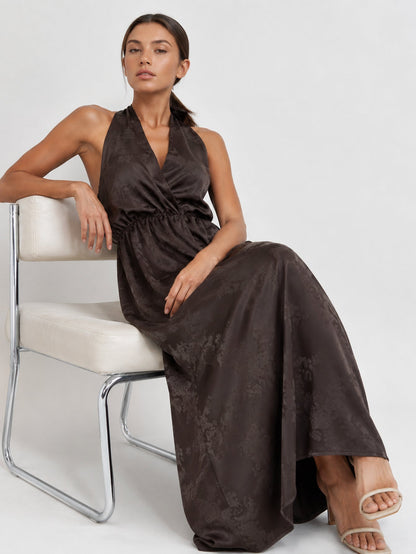 VESTIDO ARMONIAS SATINADO ESTAMPADO