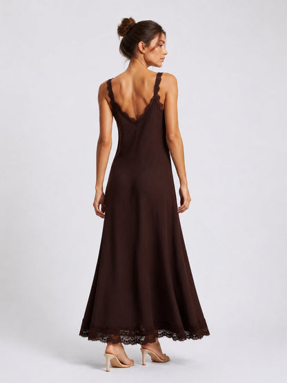 ROBE ARMONIAS DENTELLE LONGUE