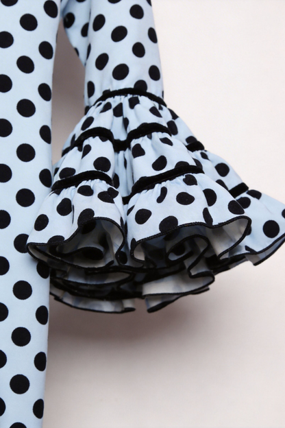 ROBE FLAMENCA FEMME ROSALÍA POIS MOYENS