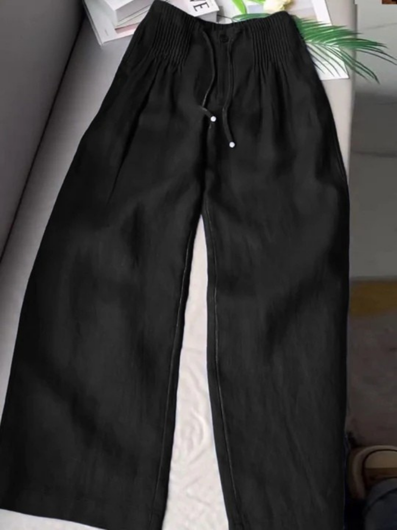 Isabelle | Pantalon ample coupe droite