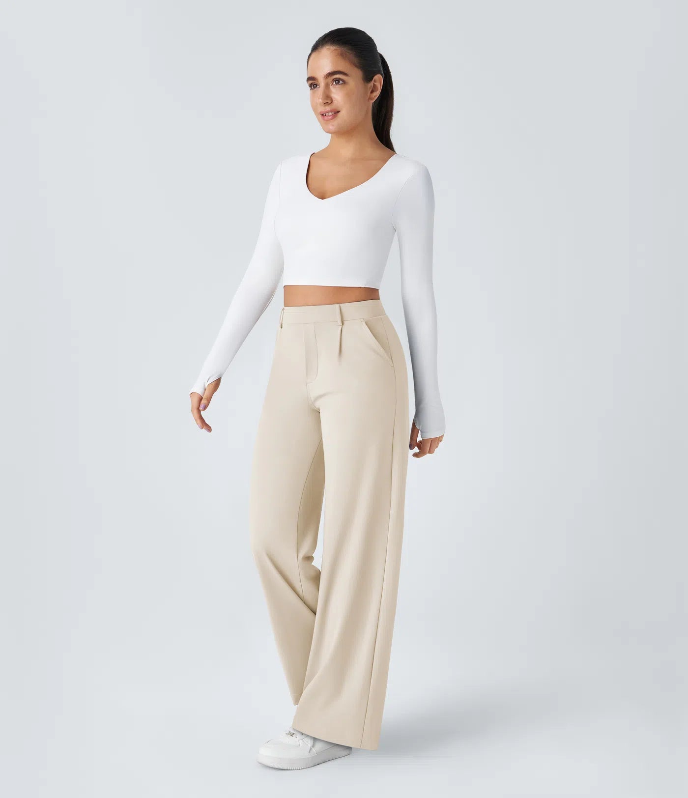 Pantalon Flex™ taille haute pour le bureau avec poches