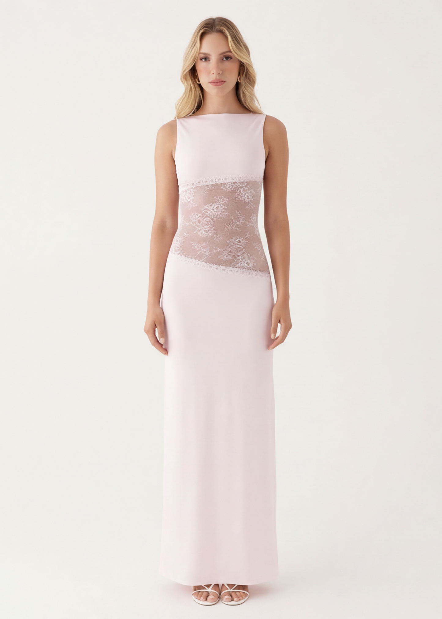 ARIA | Robe longue taille drapée