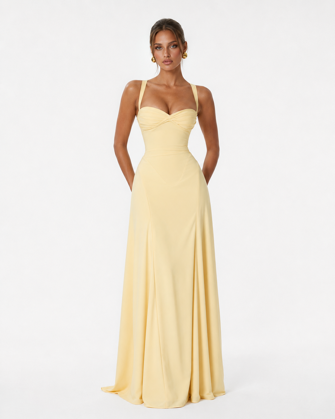 Golden Hour Corset Maxi
