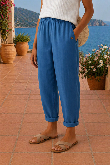 Margaux | Pantalon en lin aérien