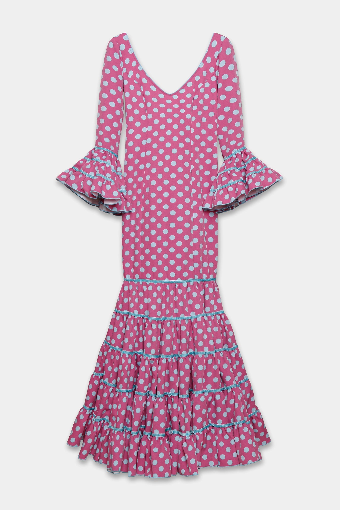 ROBE FLAMENCA FEMME ROSALÍA POIS MOYENS