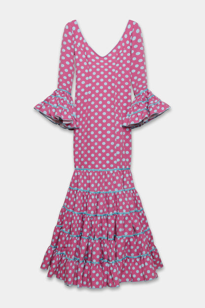ROBE FLAMENCA FEMME ROSALÍA POIS MOYENS