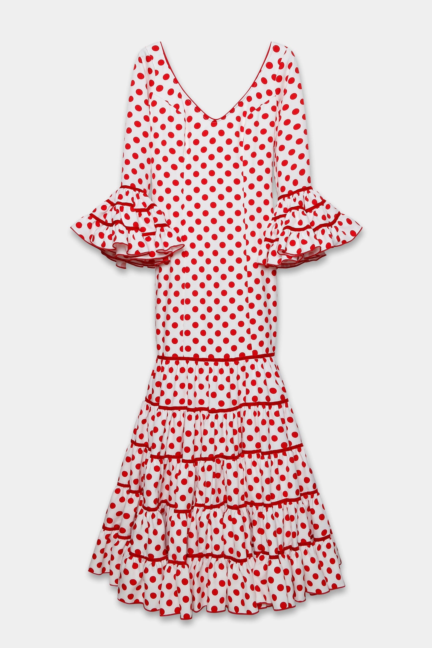 ROBE FLAMENCA FEMME ROSALÍA POIS MOYENS
