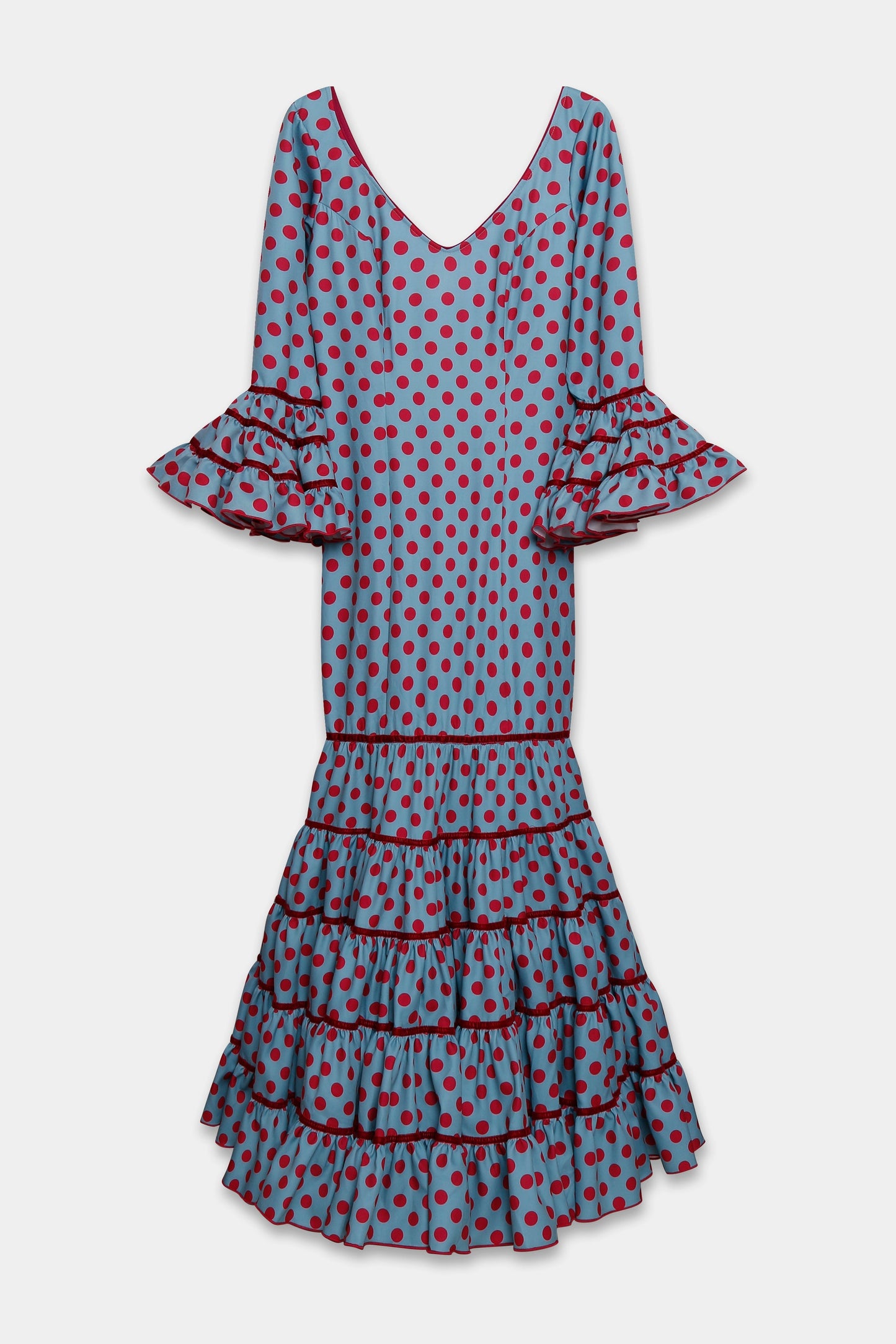 ROBE FLAMENCA FEMME ROSALÍA POIS MOYENS