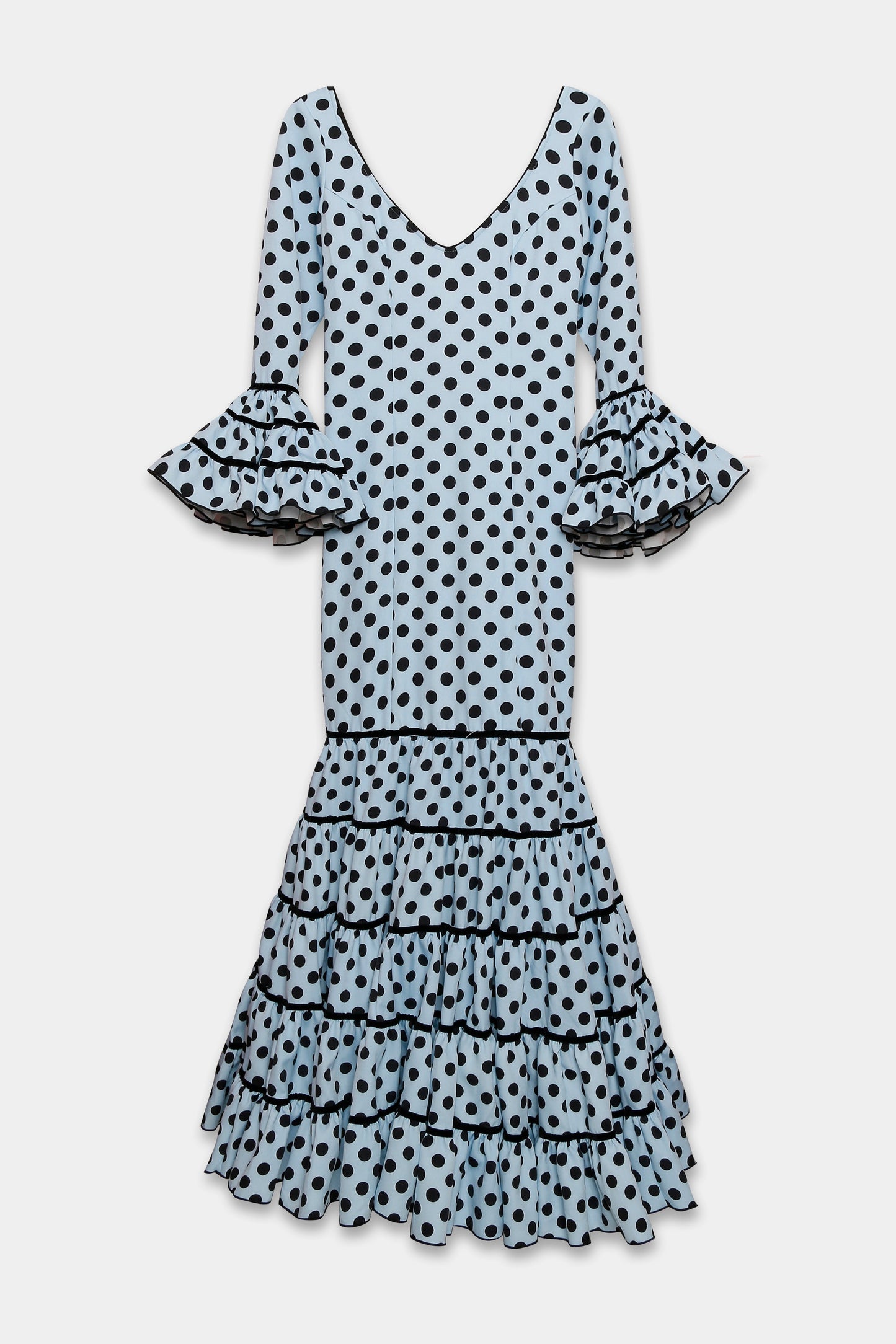 ROBE FLAMENCA FEMME ROSALÍA POIS MOYENS