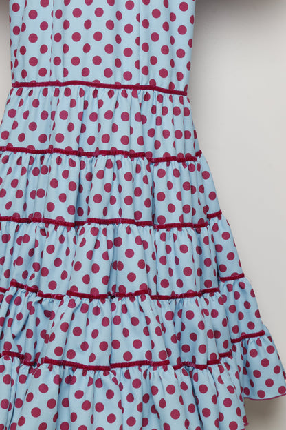 ROBE FLAMENCA FEMME ROSALÍA POIS MOYENS