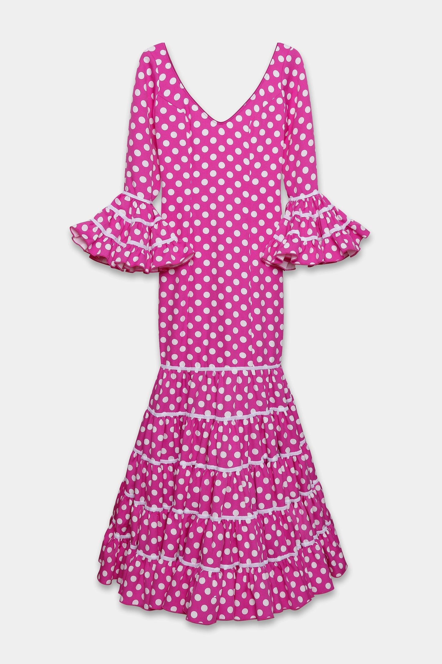 ROBE FLAMENCA FEMME ROSALÍA POIS MOYENS