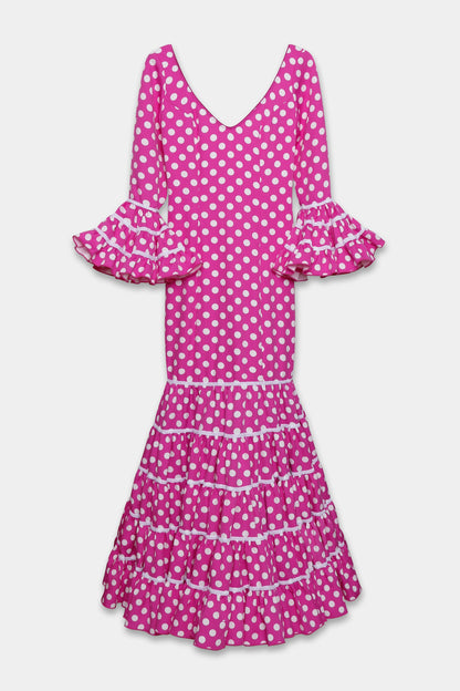 ROBE FLAMENCA FEMME ROSALÍA POIS MOYENS
