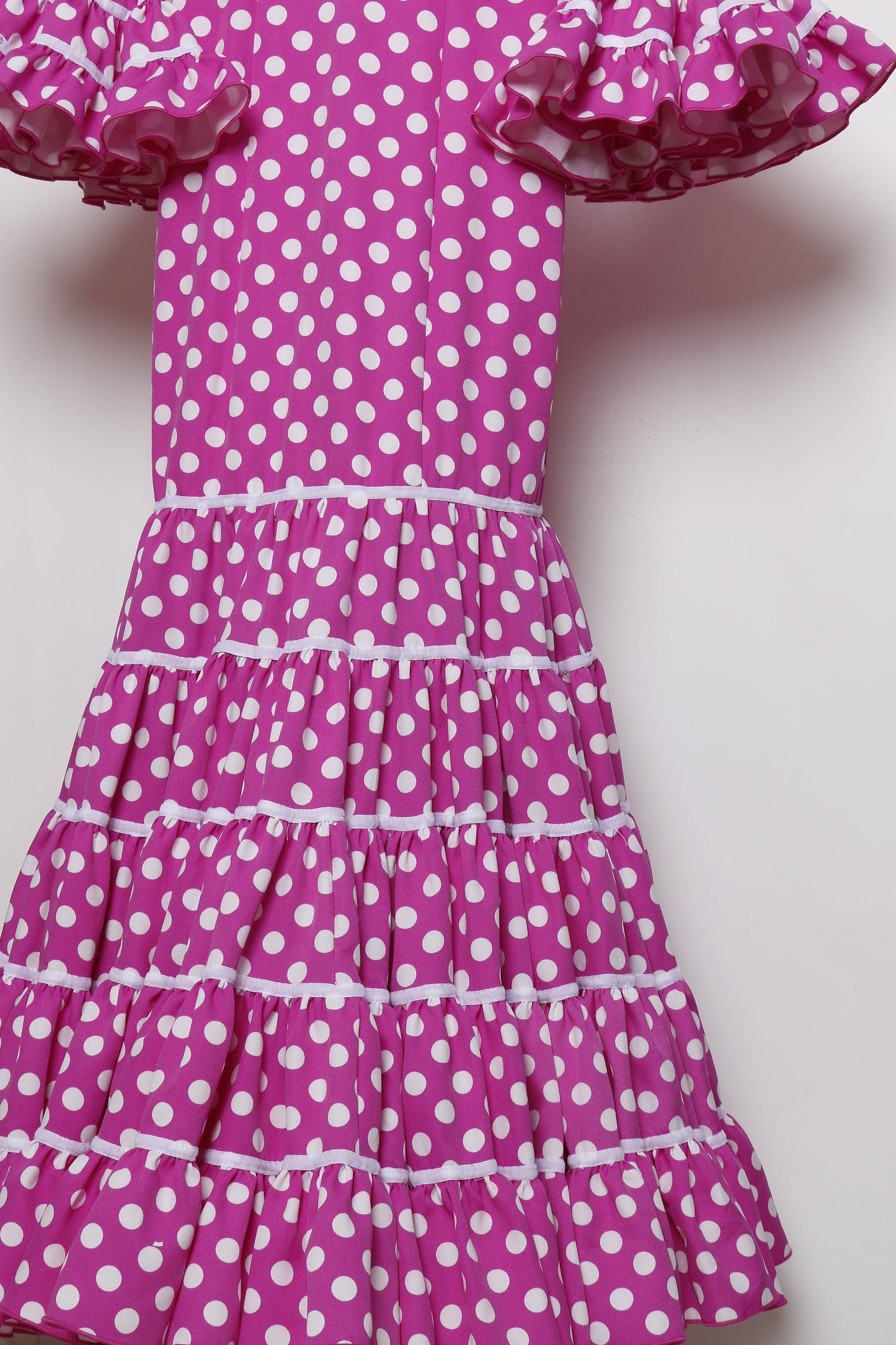ROBE FLAMENCA FEMME ROSALÍA POIS MOYENS