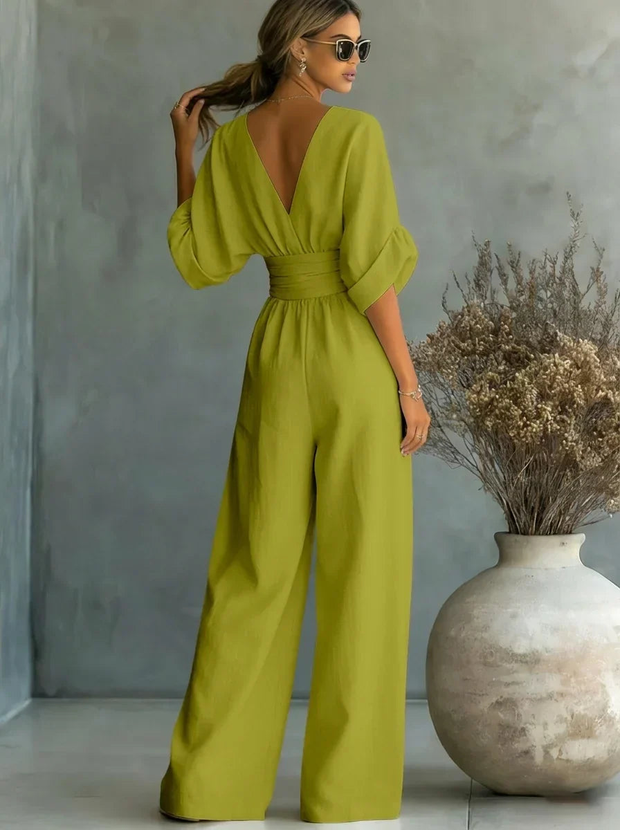 Leandra Mono Esencial con Escote en V