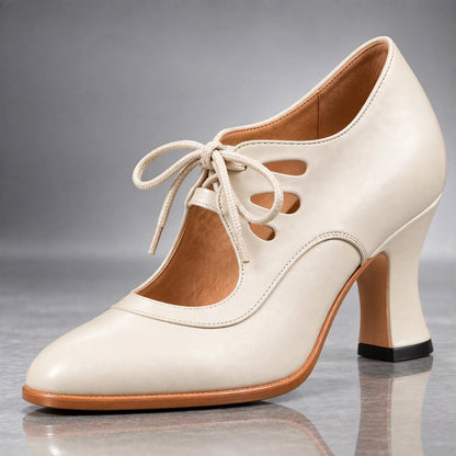 Audrey | Sapatos de Salto com Atacadores