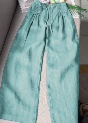 Isabelle | Pantalon ample coupe droite