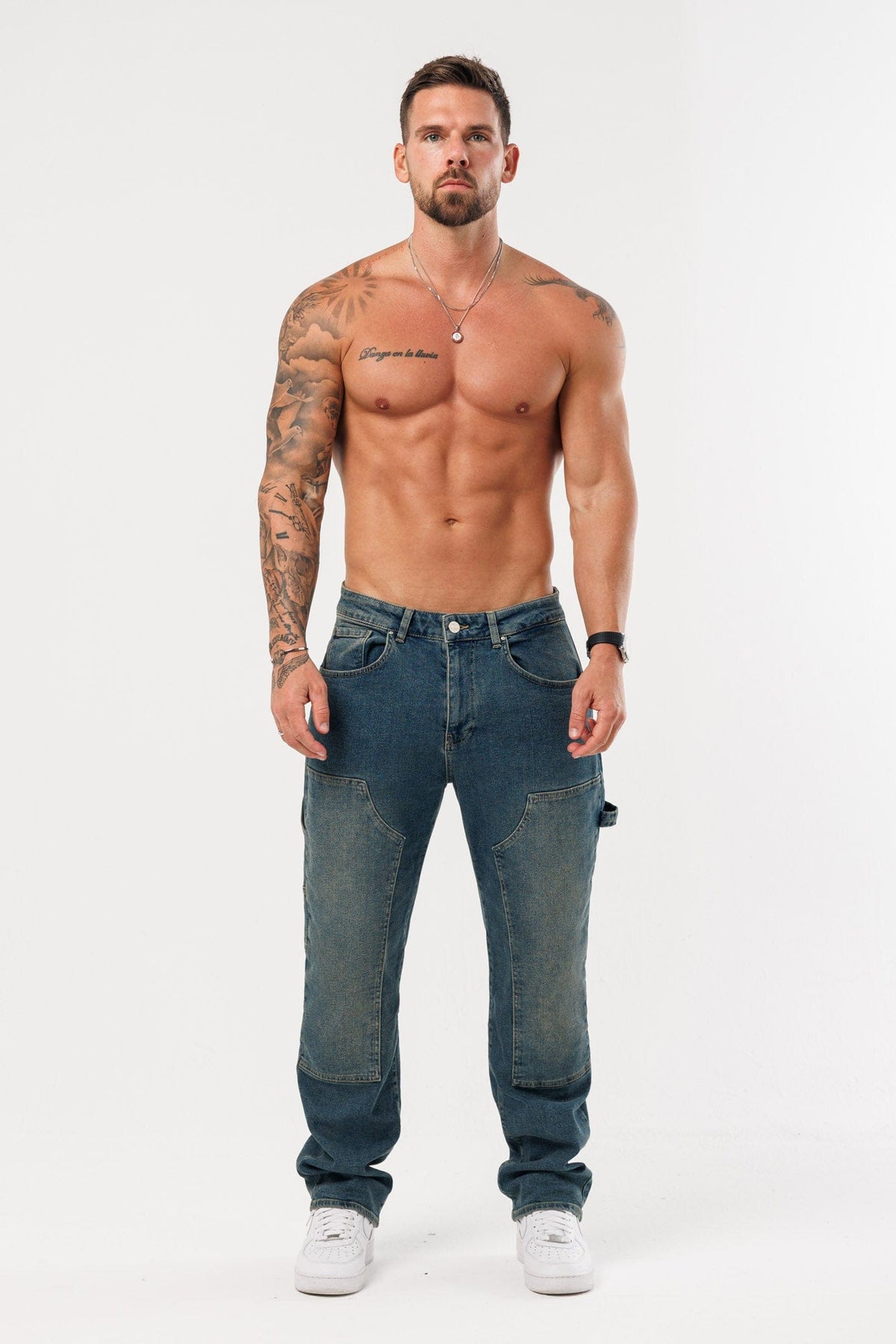 JEANS CARPINTERO - AZUL PIEDRA LAVADO
