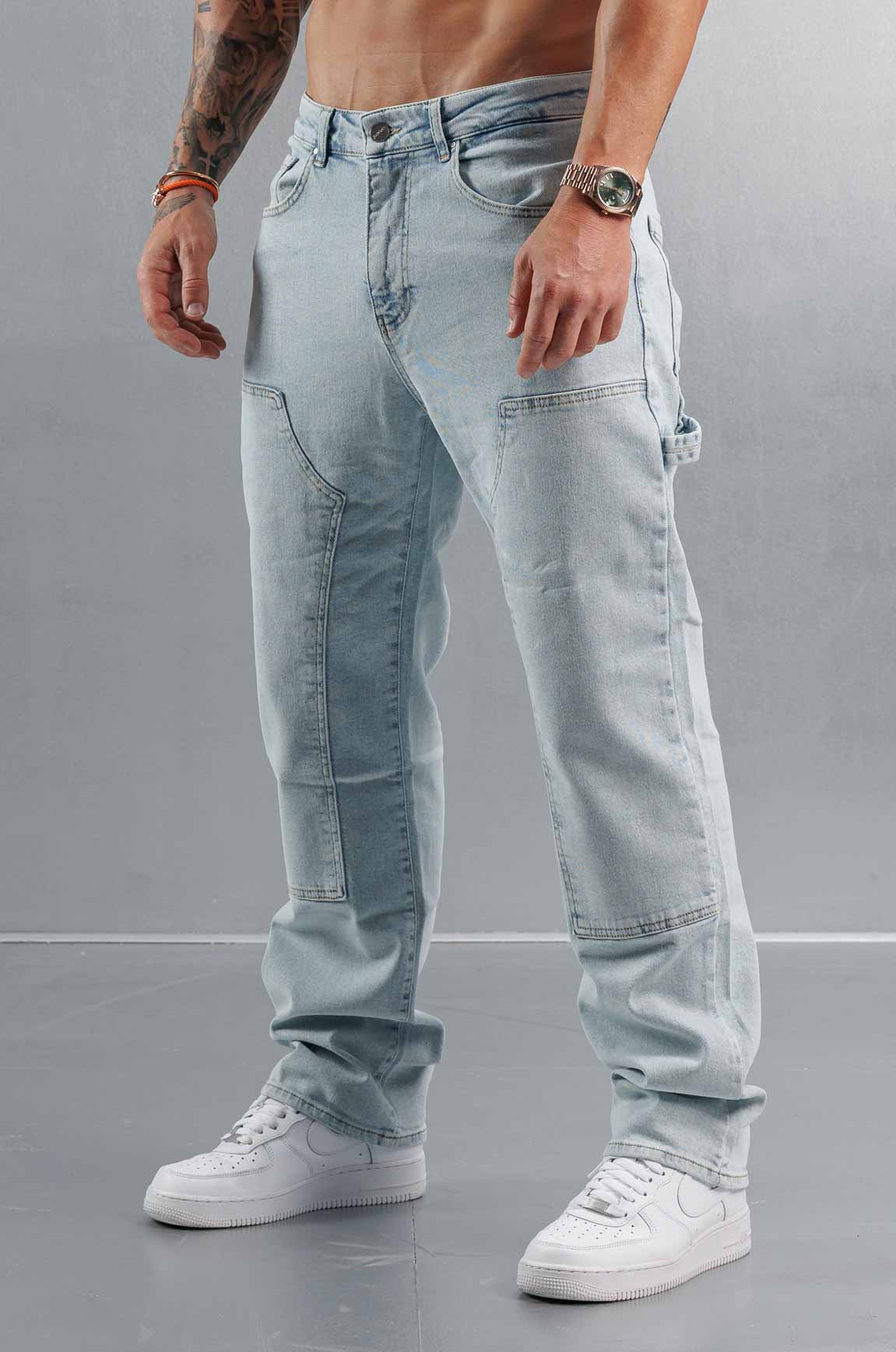 JEANS DE CARPINTERO - LAVADO CON LEJÍA