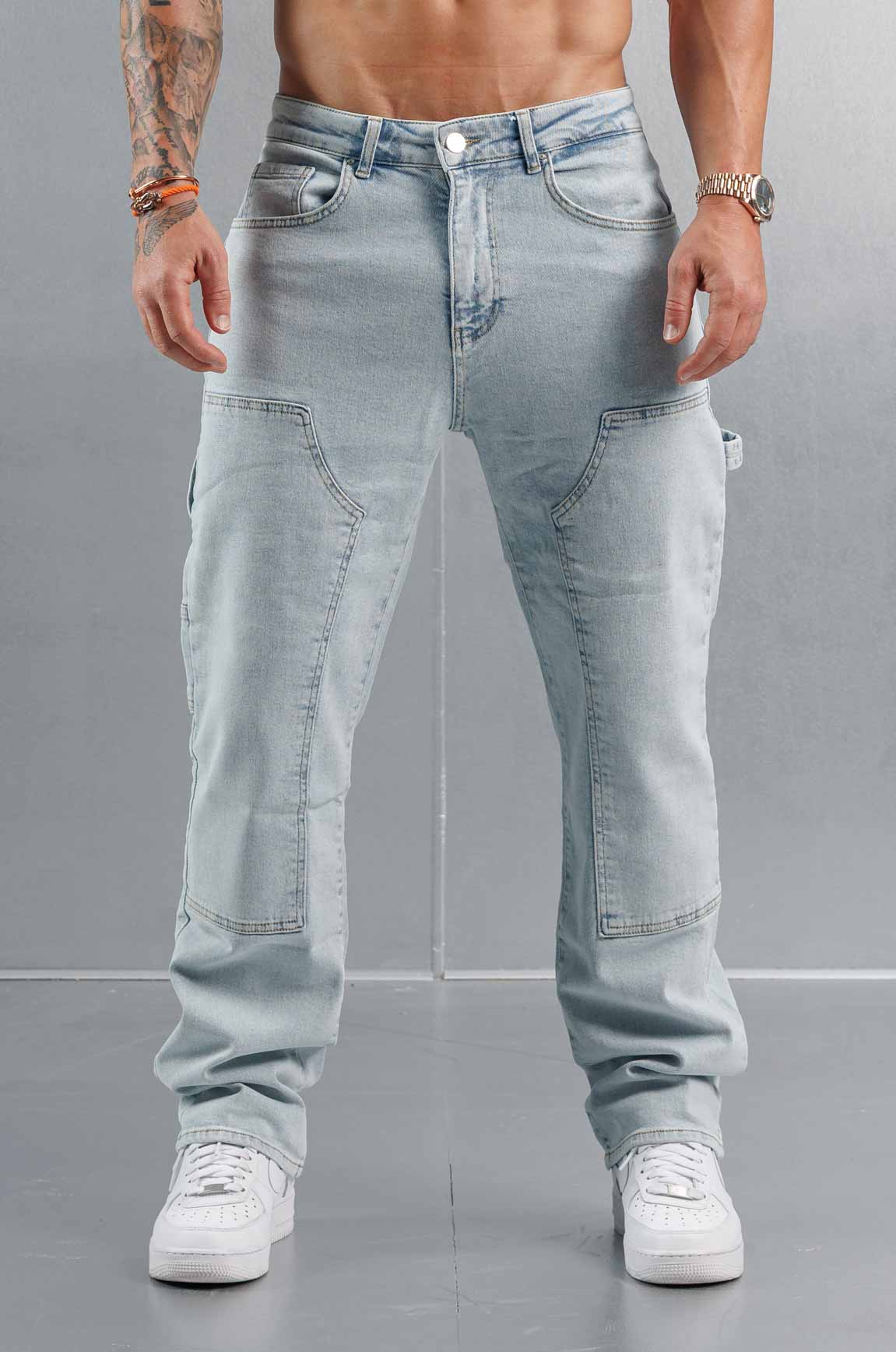 JEANS DE CARPINTERO - LAVADO CON LEJÍA