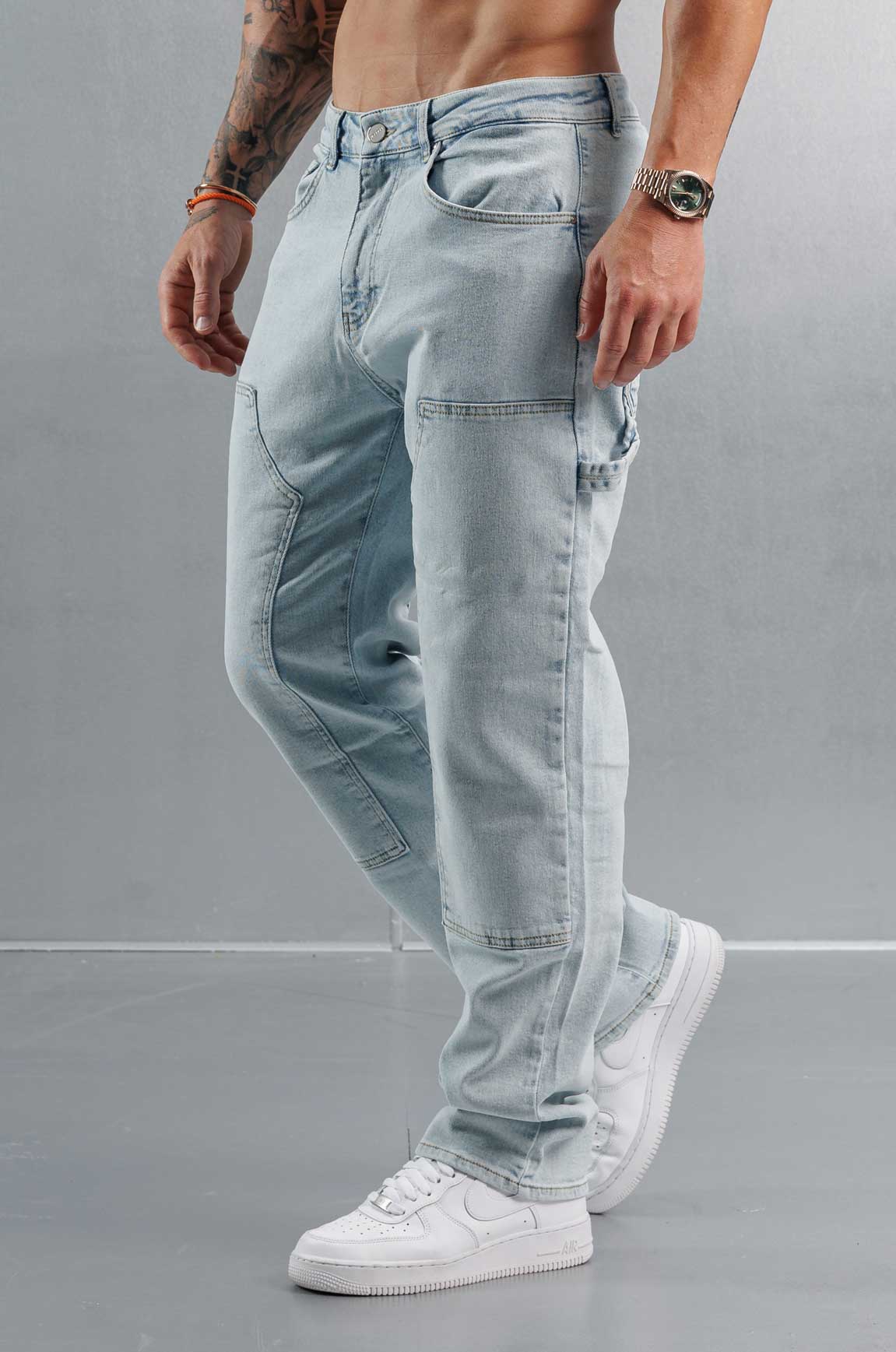 JEANS DE CARPINTERO - LAVADO CON LEJÍA