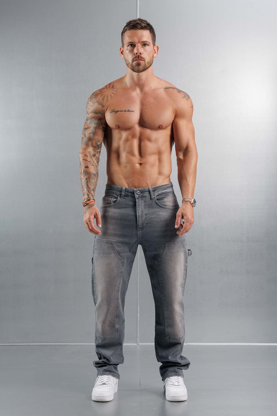 JEANS DE CARPINTERO - GRIS