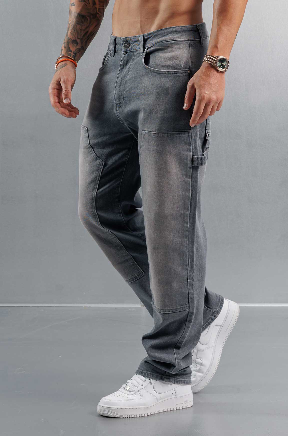 JEANS DE CARPINTERO - GRIS