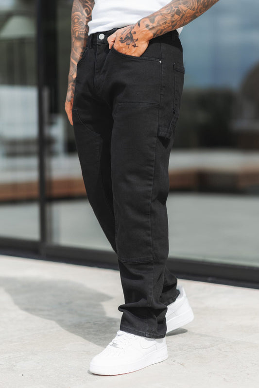 JEANS CARPINTERO - NEGRO LAVADO