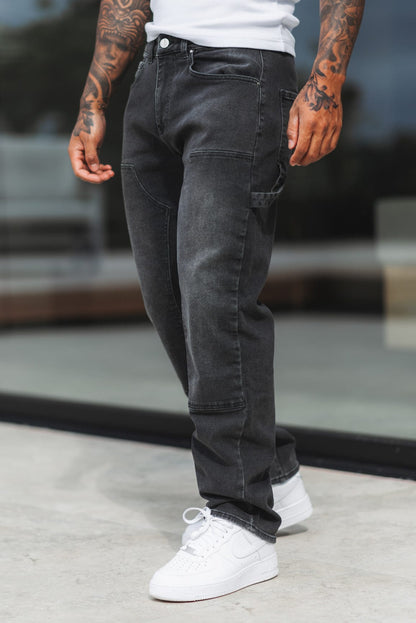 JEANS DE CARPINTERO - GRIS LAVADO