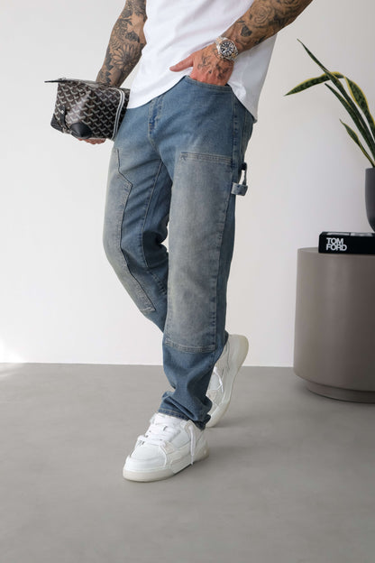 JEANS CARPINTERO - AZUL PIEDRA LAVADO
