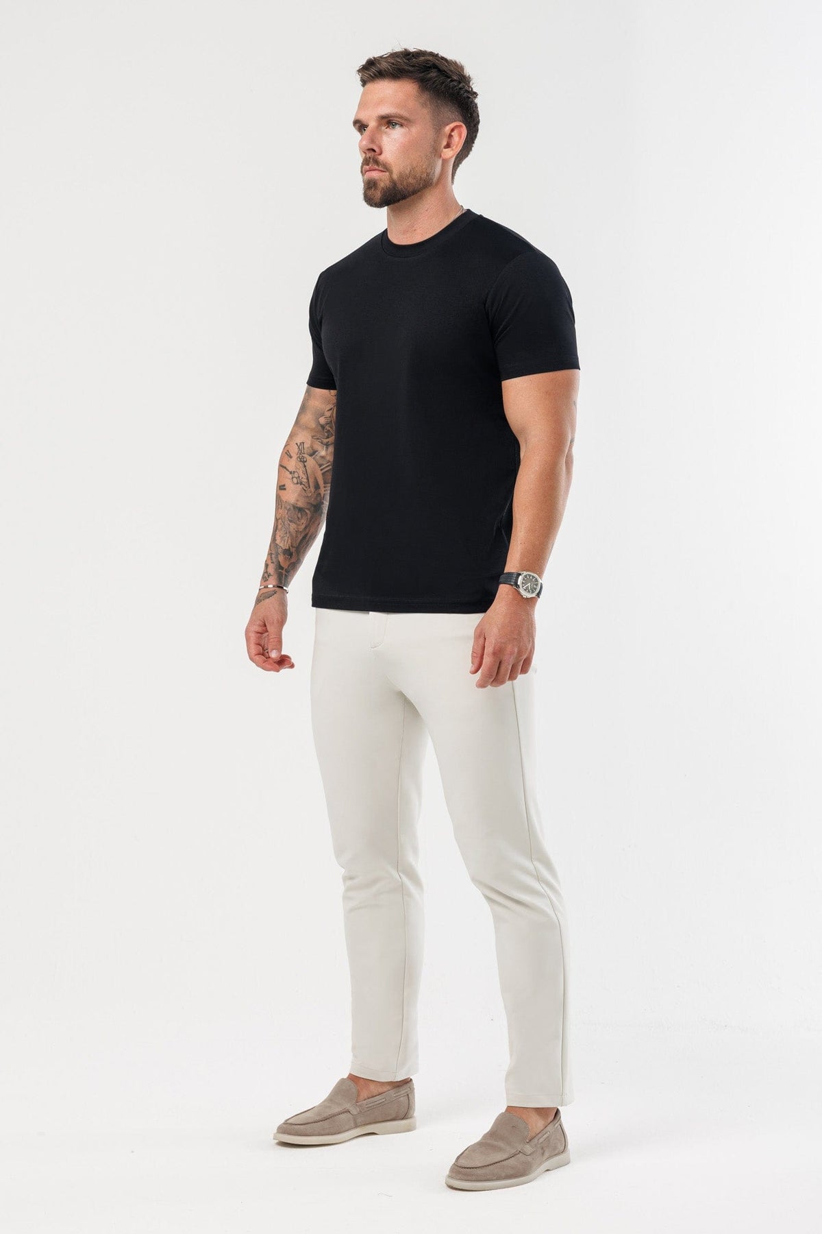 CAMISETA LUXE MERCERIZADA - NEGRA