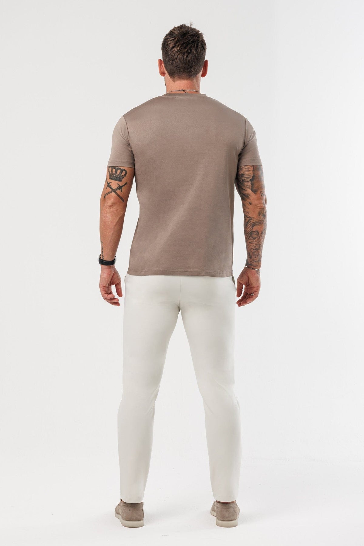 CAMISETA LUXE MERCERIZADA - MOCHA