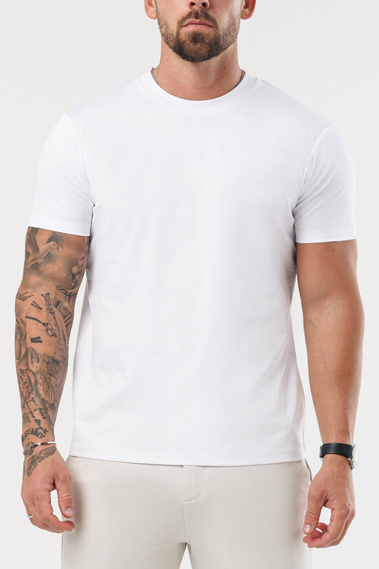T-SHIRT LUXE MERCERIZADA - BRANCA