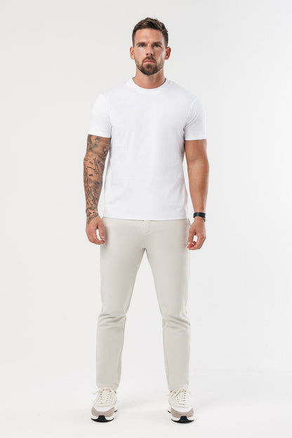 T-SHIRT LUXE MERCERIZADA - BRANCA