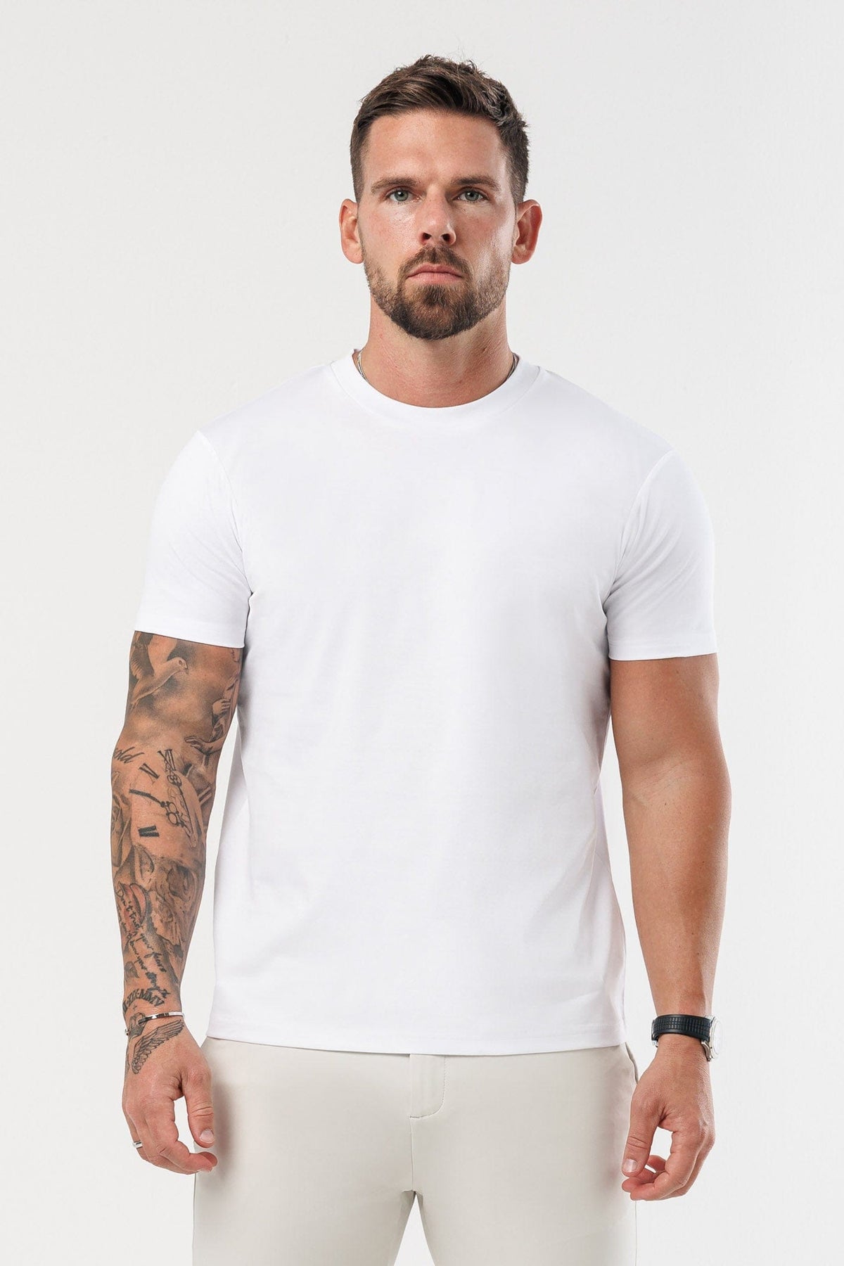 T-SHIRT LUXE MERCERIZADA - BRANCA