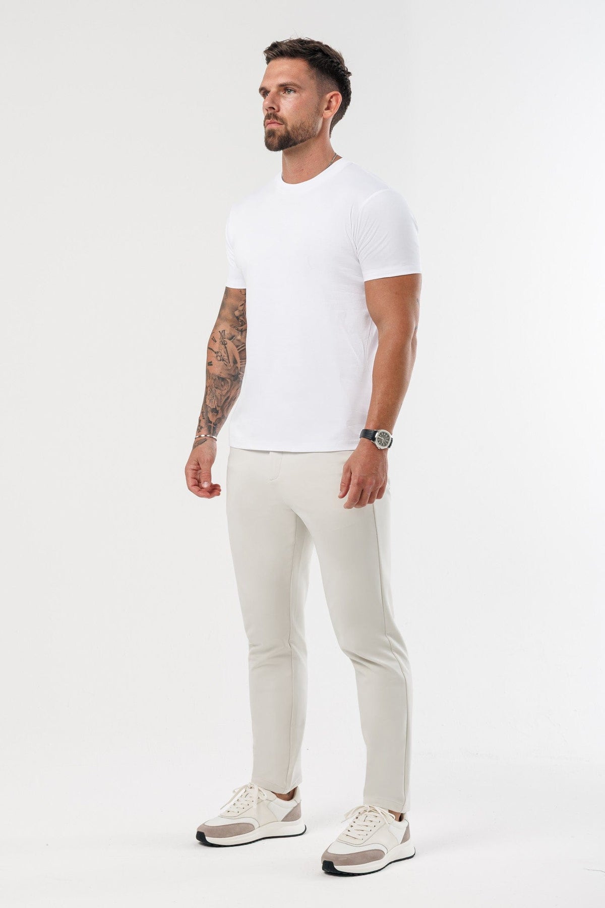 T-SHIRT LUXE MERCERIZADA - BRANCA